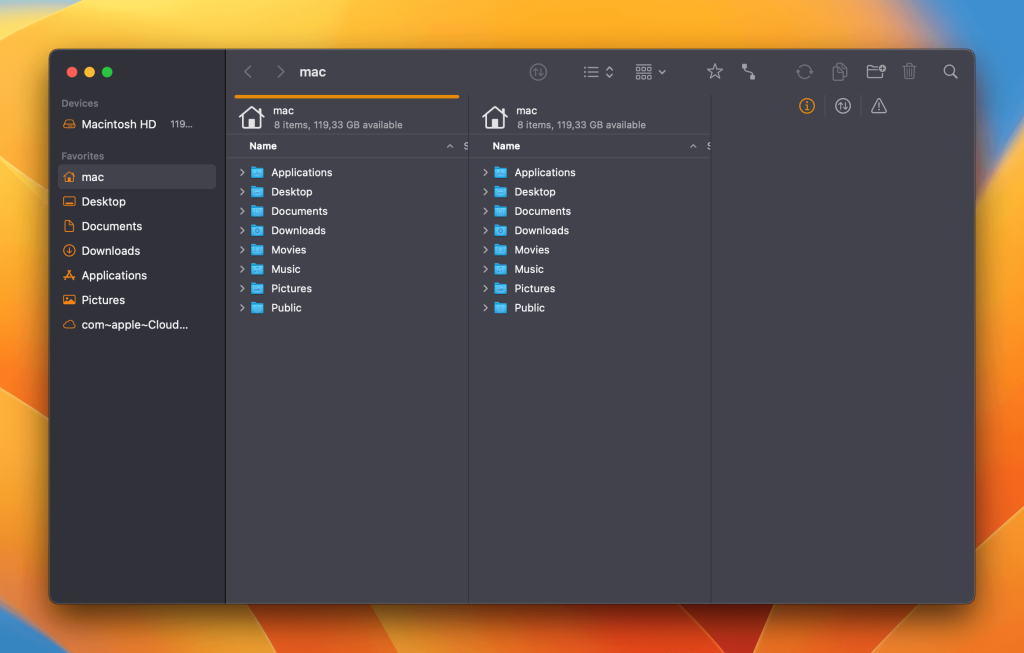 O utilitário ForkLift foi iniciado